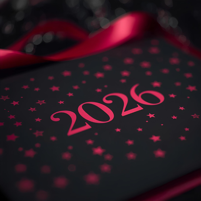 Détails dorure imprimée pour carte de vœux